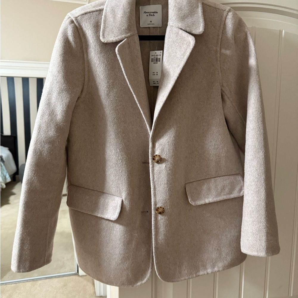 Abercrombie wool blend blazer size Medium NWT